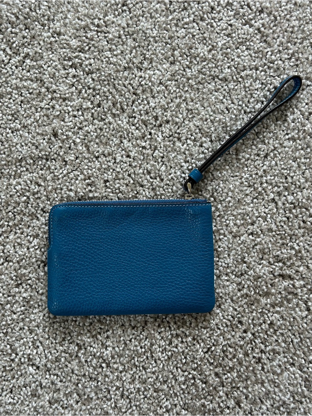 coach blue wristlet - Picture 3 of 7